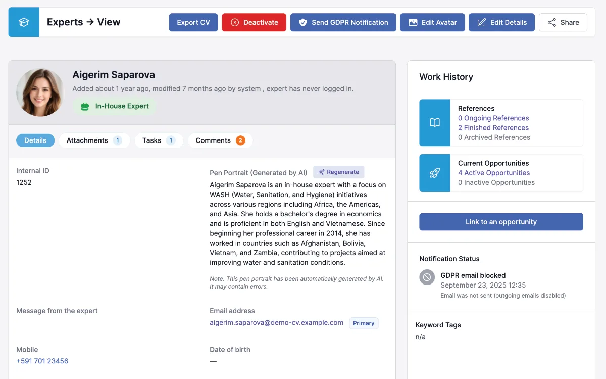 Expert Finder Preview
